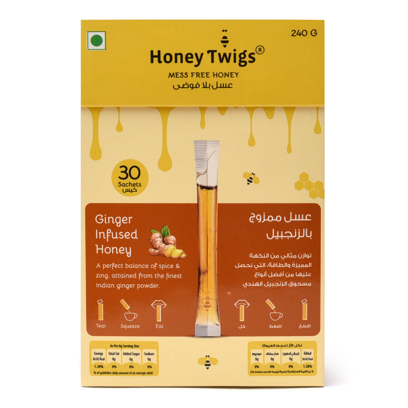 Honey Twigs Ginger Infused Honey