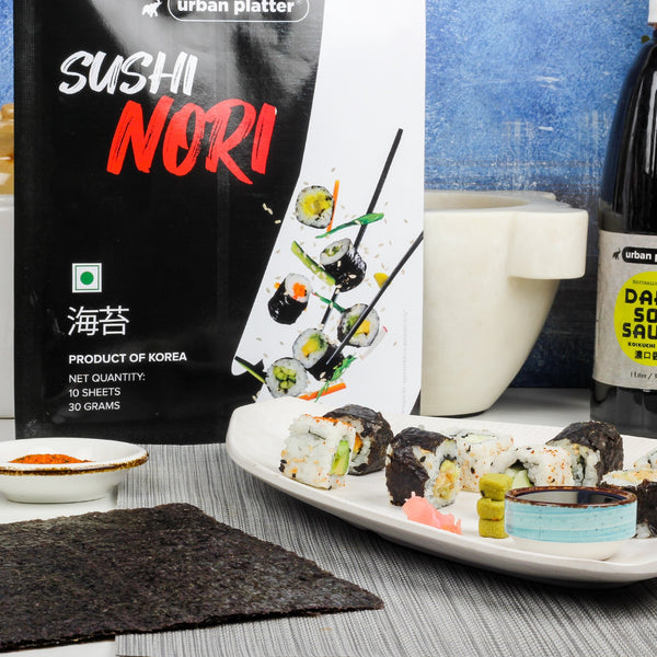 Sushi Nori Sheets (Roasted Seaweed Laver), 30g