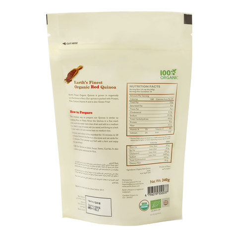 Organic Red Quinoa, 340g