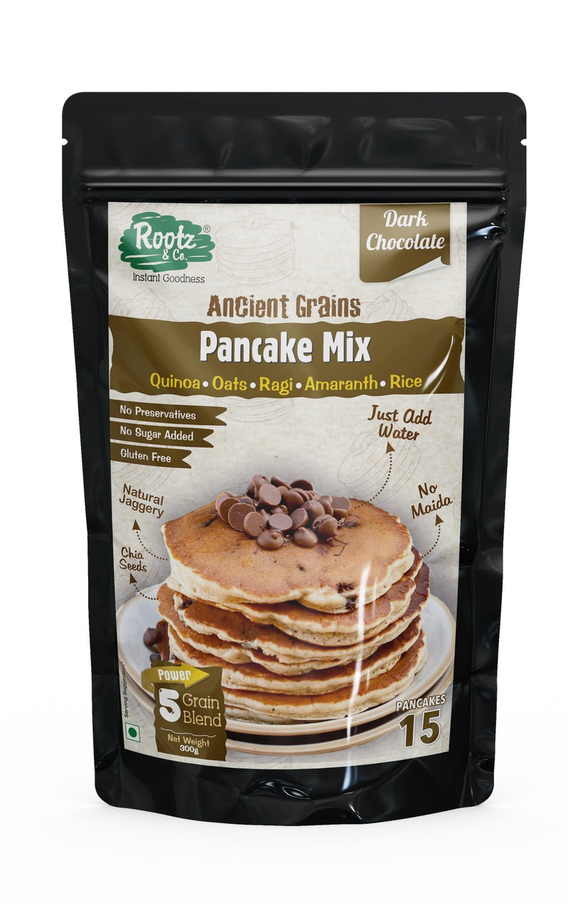 Dark Chocolate Healthy Instant Pancake Mix, 300g
