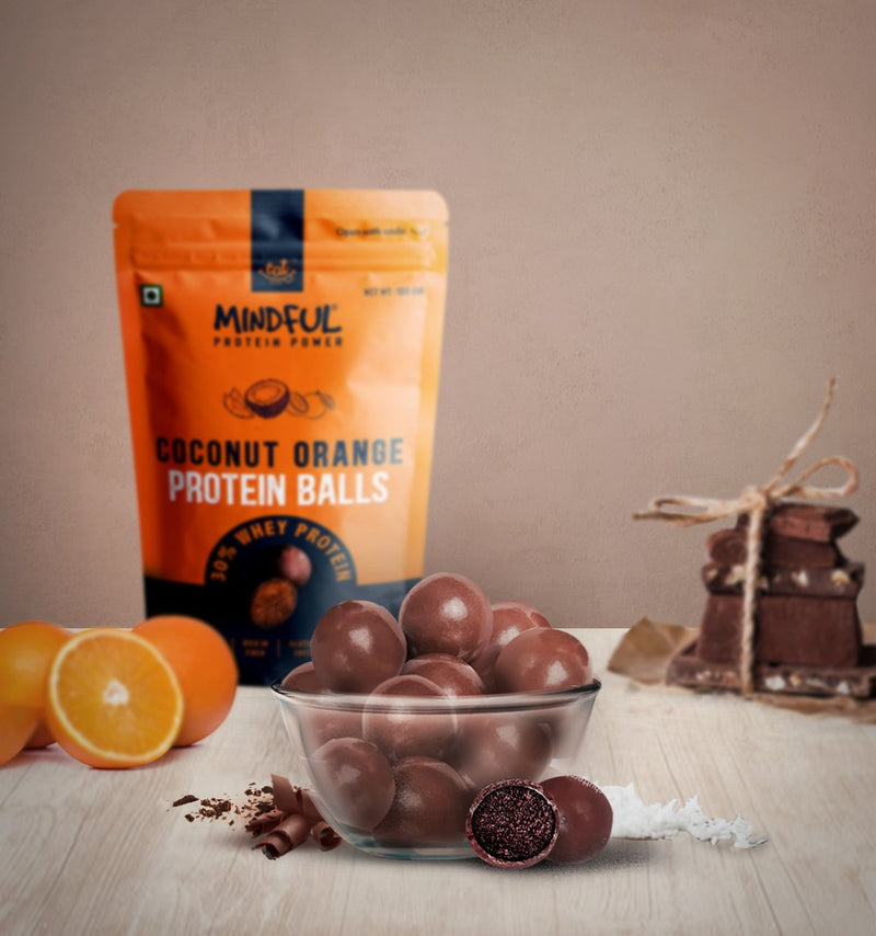 Coconut Orange Protein Energy Balls, 100g