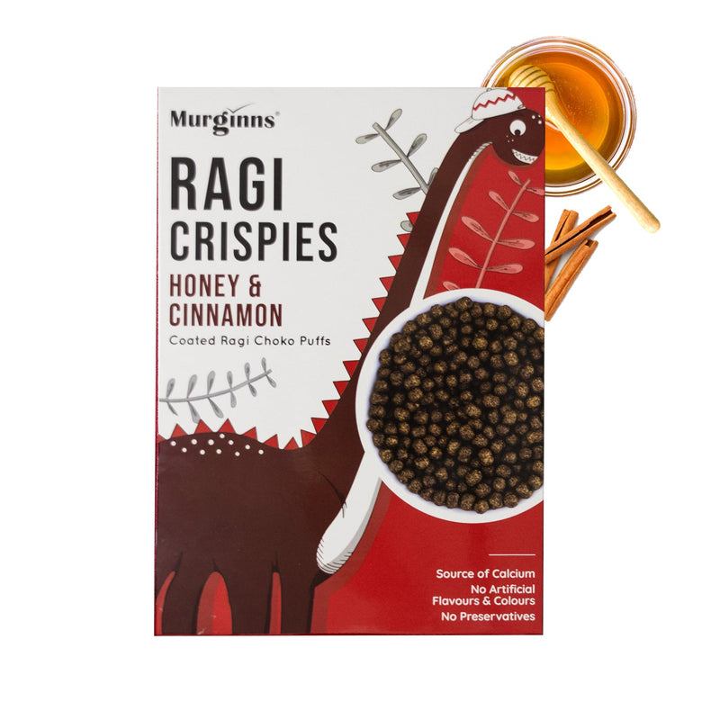 Ragi (Finger Millet) Crispies Honey & Cinnamon, 200g