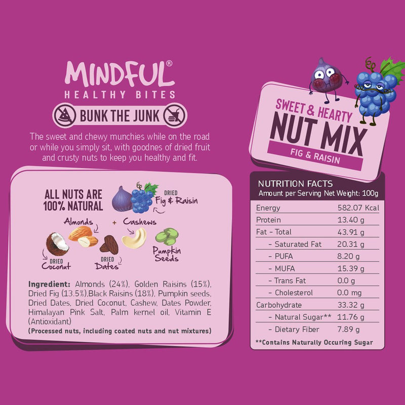 Healthy Trail Mix with Fig & Raisin, 200g