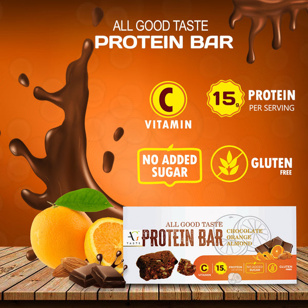 Chocolate Orange Almond Protein Bar, 45g