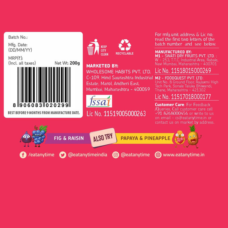 Healthy Trail Mix with Cranberries & Orange Zest, 200g