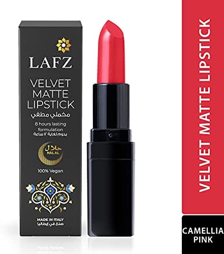 Velvet Matte Lipstick, Camellia Pink, 4.5g