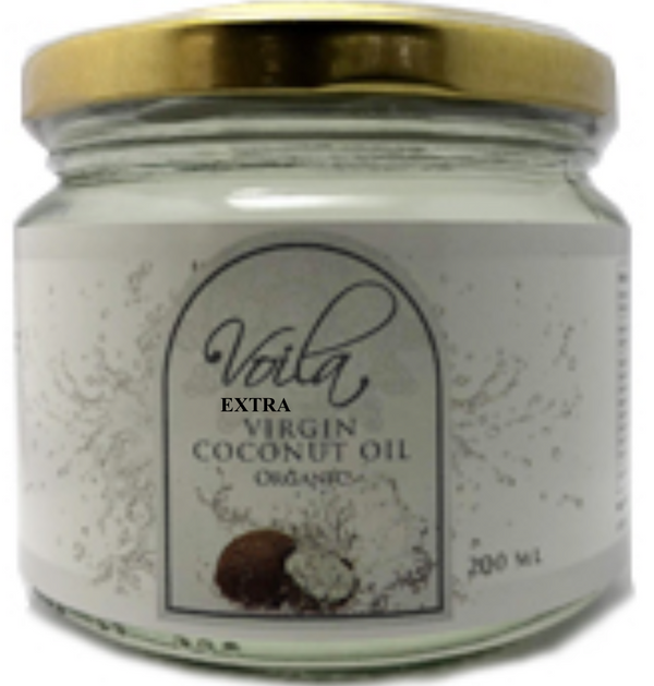 Organic Extra Virgin Coconut Oil, 200ml