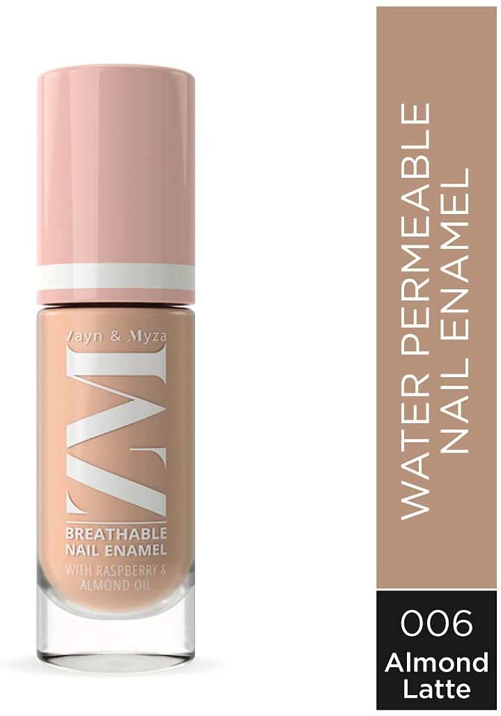 Breathable Nail Enamel Almond Latte, 6ml