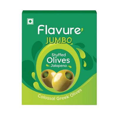 Jumbo Stuffed Olives Jalapeno, 50g