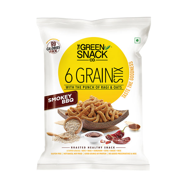 6 Grain Stix Smokey BBQ, 25g