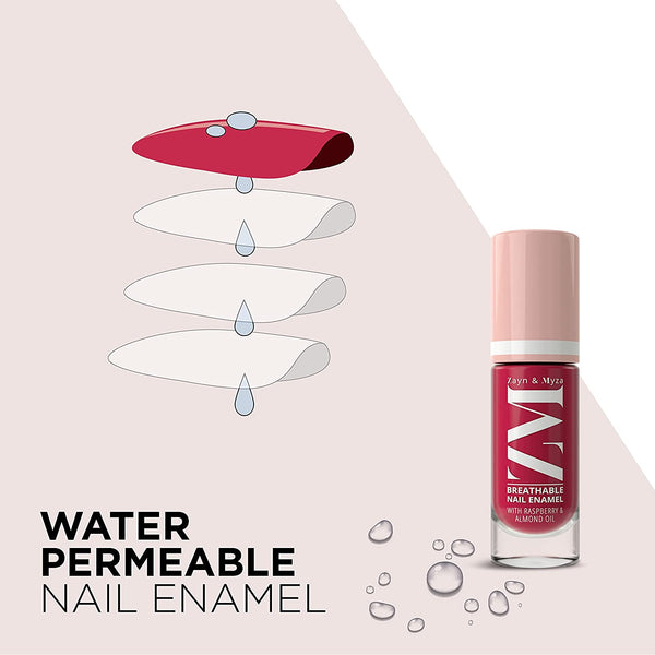 Breathable Nail Enamel Strawberry Jelly, 6ml