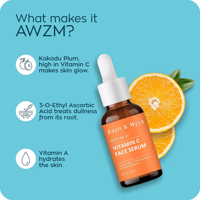 Brite Me Up Vitamin C Face Serum, 30ml