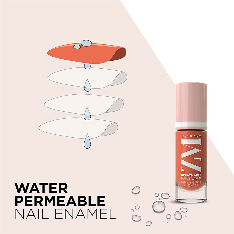 Breathable Nail Enamel Apricot Mousse, 6ml