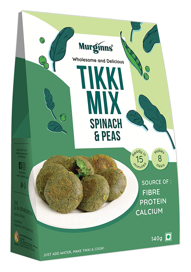 Tikki Mix Spinach & Peas, 140g