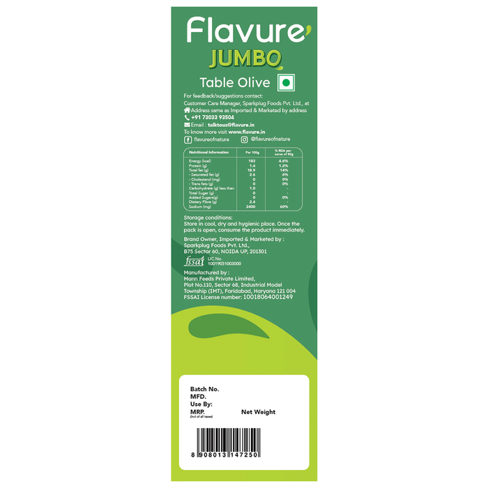 Jumbo Stuffed Olives Jalapeno, 50g