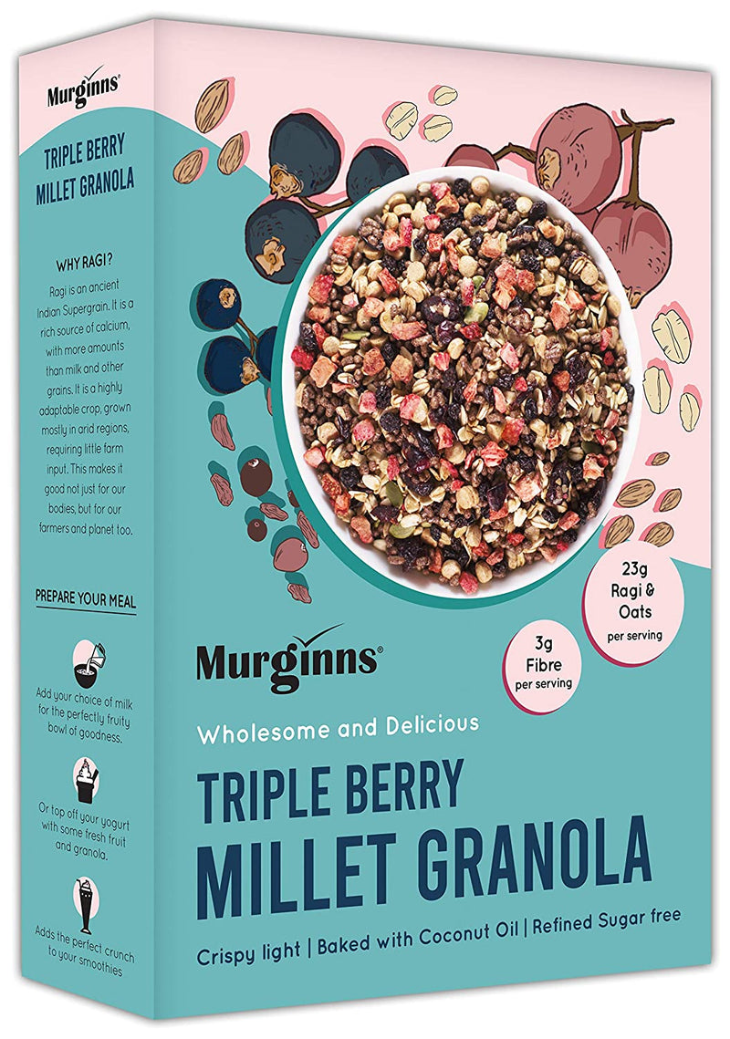 Triple Berry Millet Granola, 350g