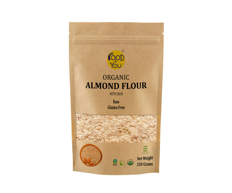Organic Almond Flour With Skin, 250g