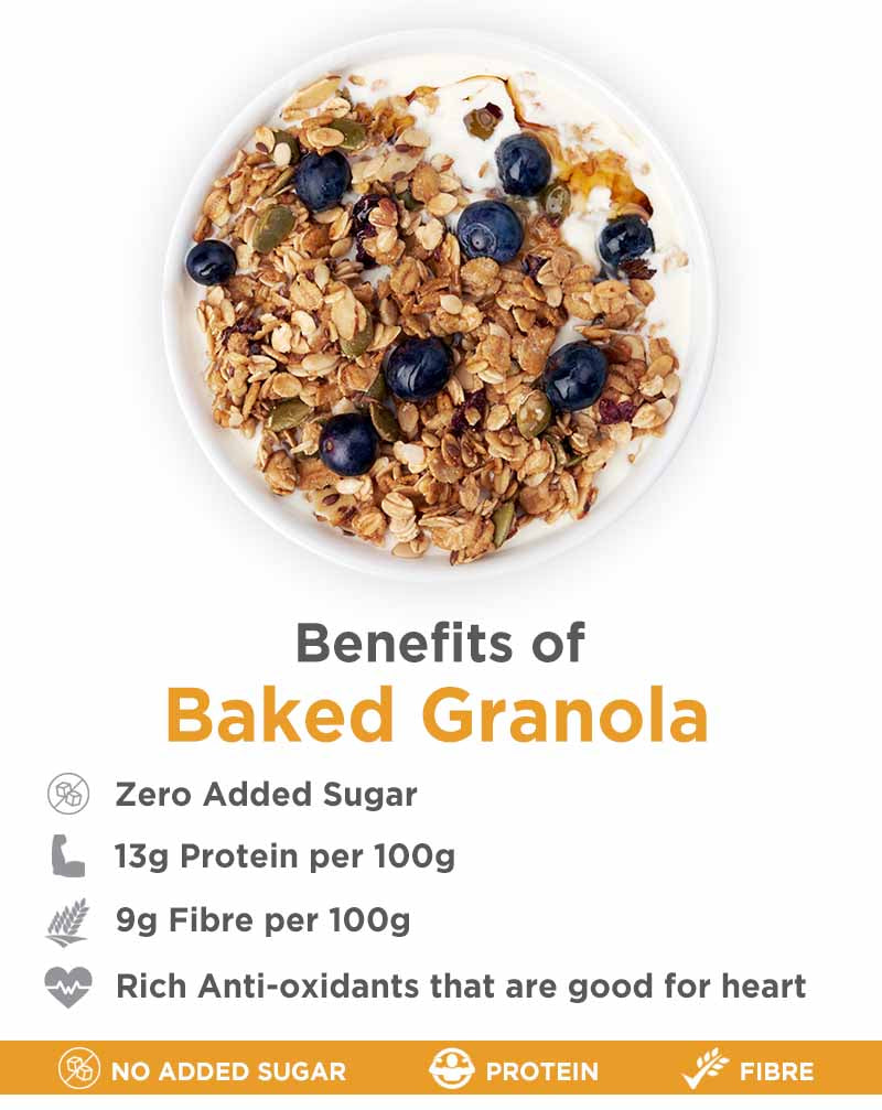 Baked Granola Honey Crunch 450gm