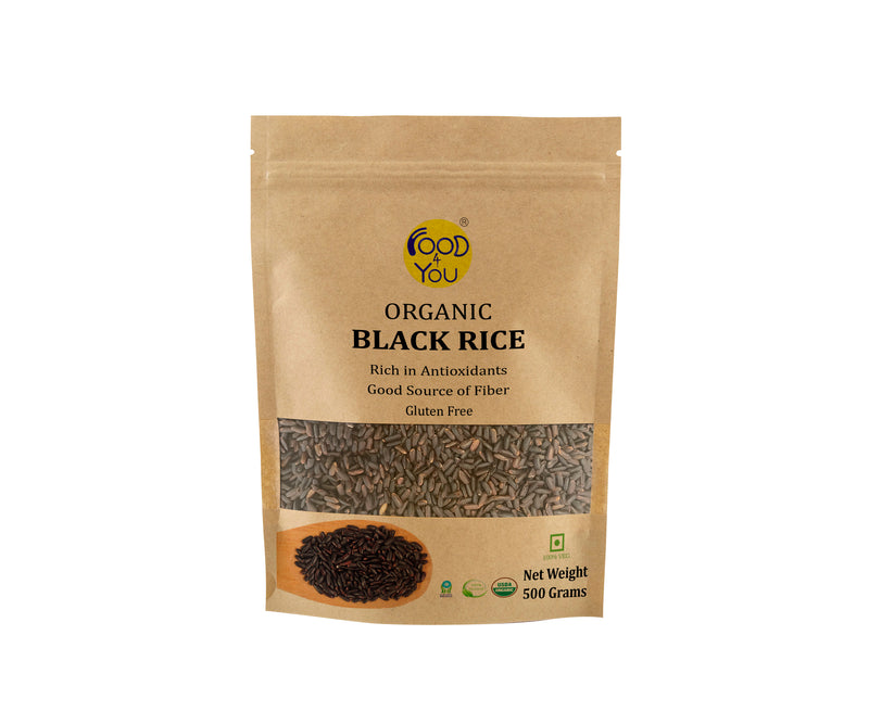 Organic Black Rice, 500g
