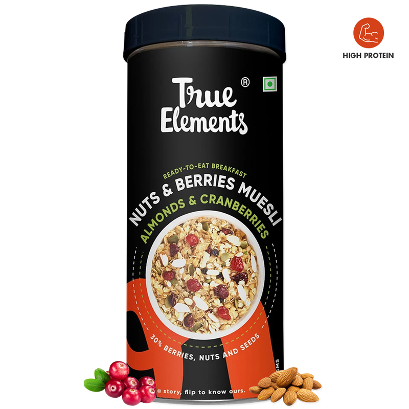 Crunchy Nuts & Berries Muesli, with Almonds and Cranberries, 400g