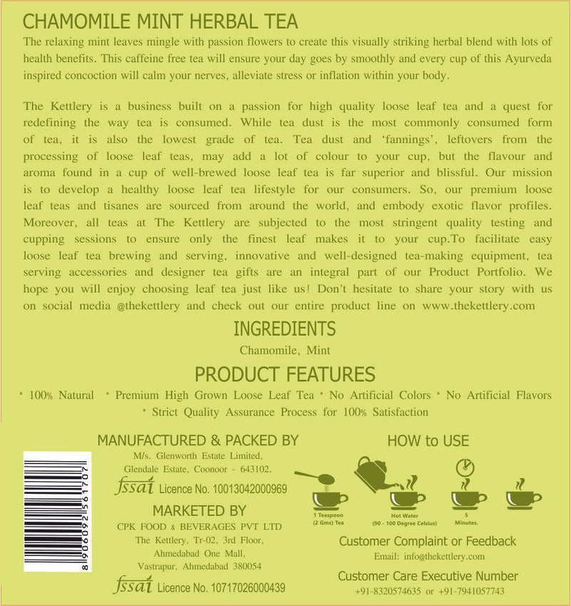 Chamomile Mint Tea, 65g