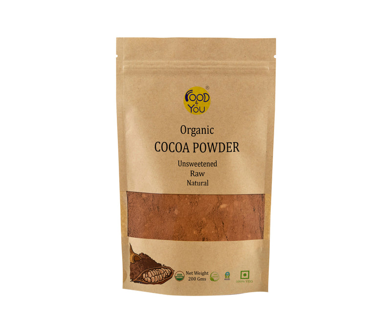 Organic Cocoa Powder (Unsweetened), 200g