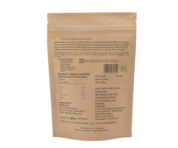 Organic Coconut Flour, 300g