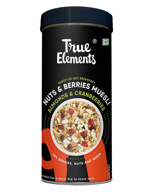 Crunchy Nuts & Berries Muesli, with Almonds and Cranberries, 400g