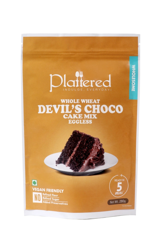 Whole Wheat Devil's Choco Cake Mix, 280g