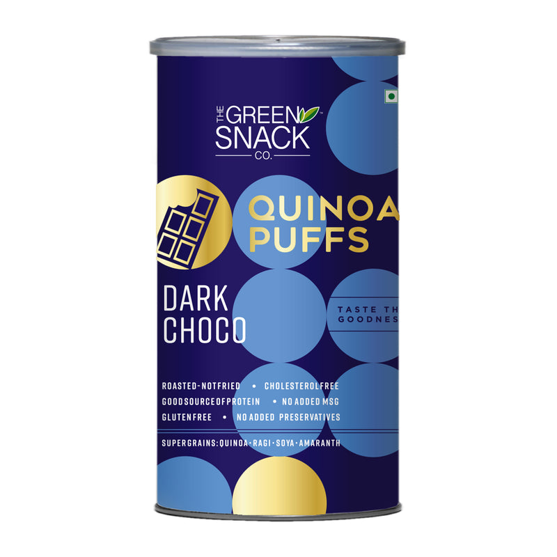 Quinoa Puffs Dark Choco, 150g