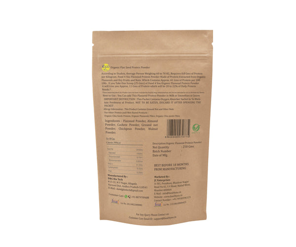 Organic Flaxseed Protein Powder, 250g