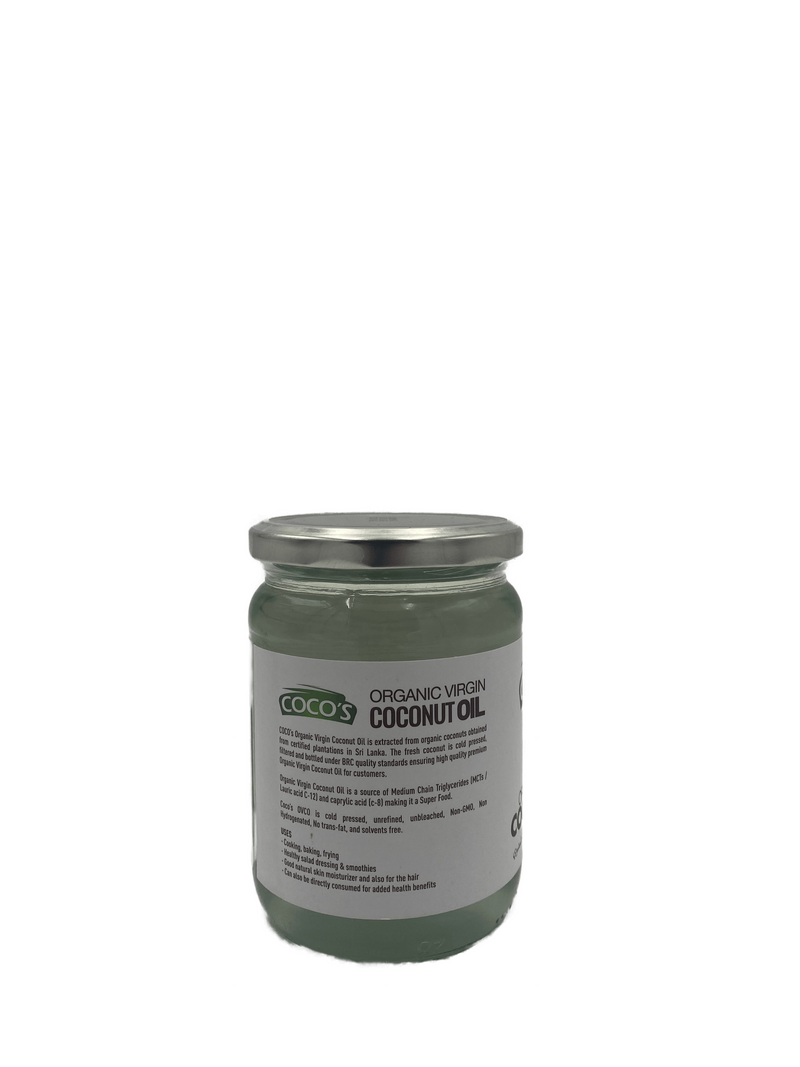Organic Virgin Coconut Oil, 500ml