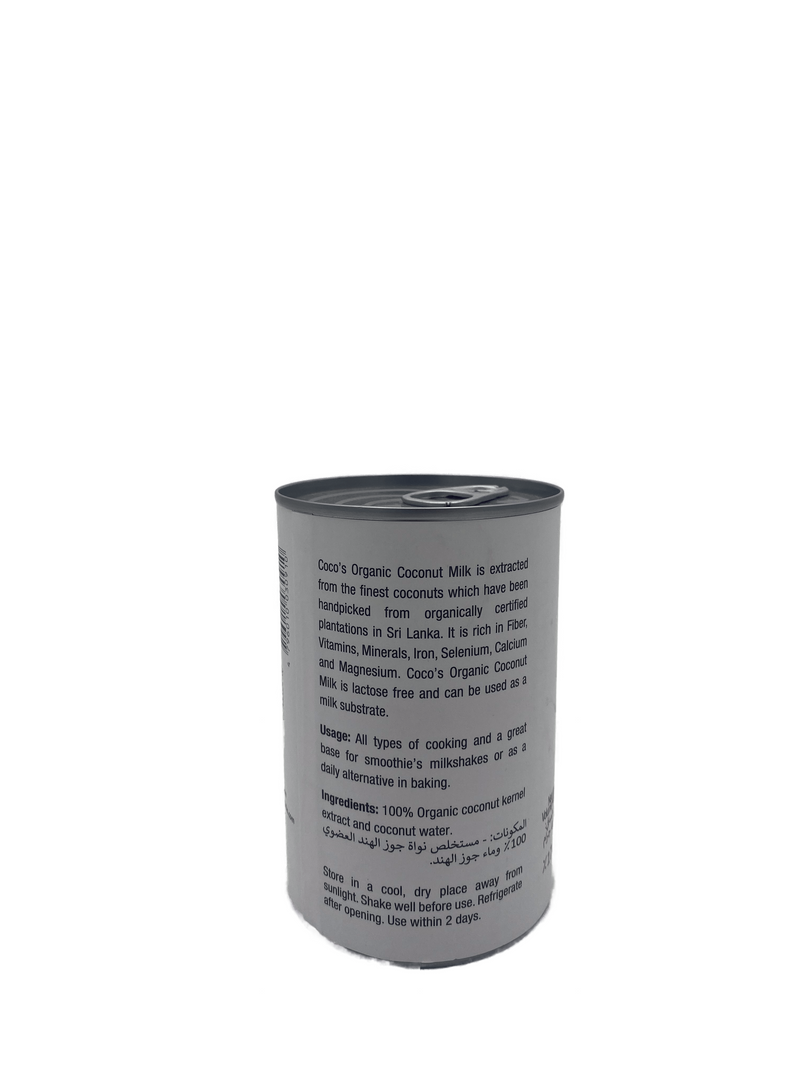 Organic Coconut Milk (17% Fat), 400ml