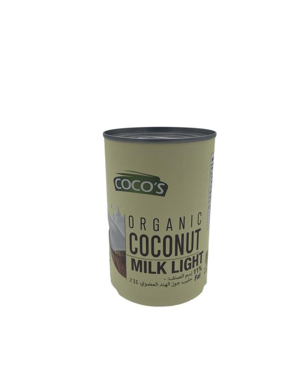 Organic Coconut Milk Light (11% Fat), 400ml