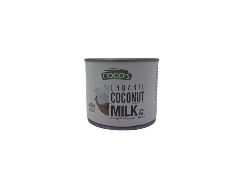 Organic Coconut Milk (17% Fat), 200ml