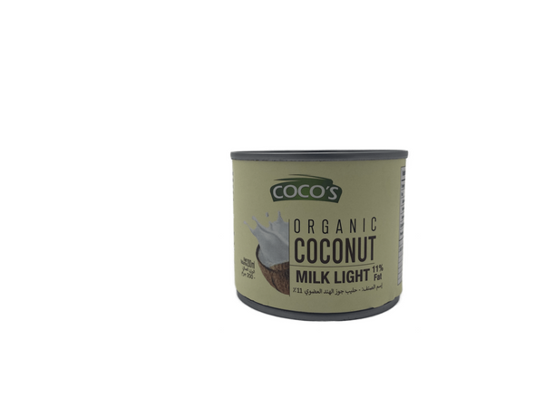 Organic Coconut Milk Light (11% Fat), 200ml