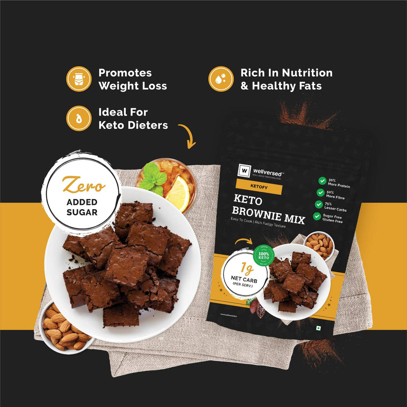 Ketofy - Brownie Mix, 350g