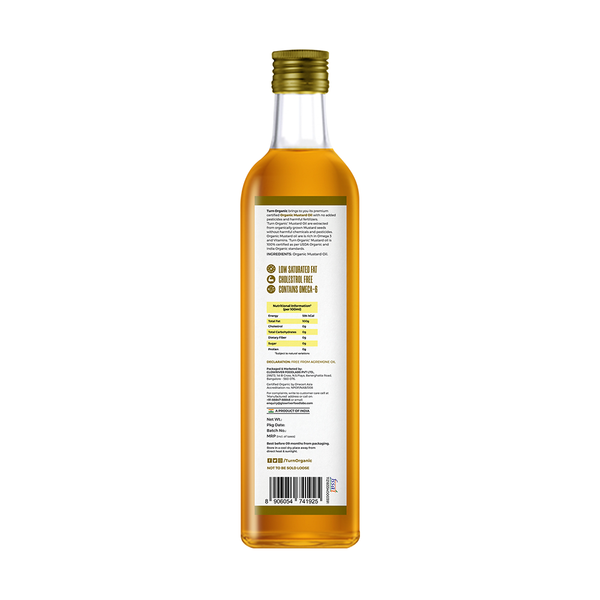 Organic Mustard Oil, 500ml