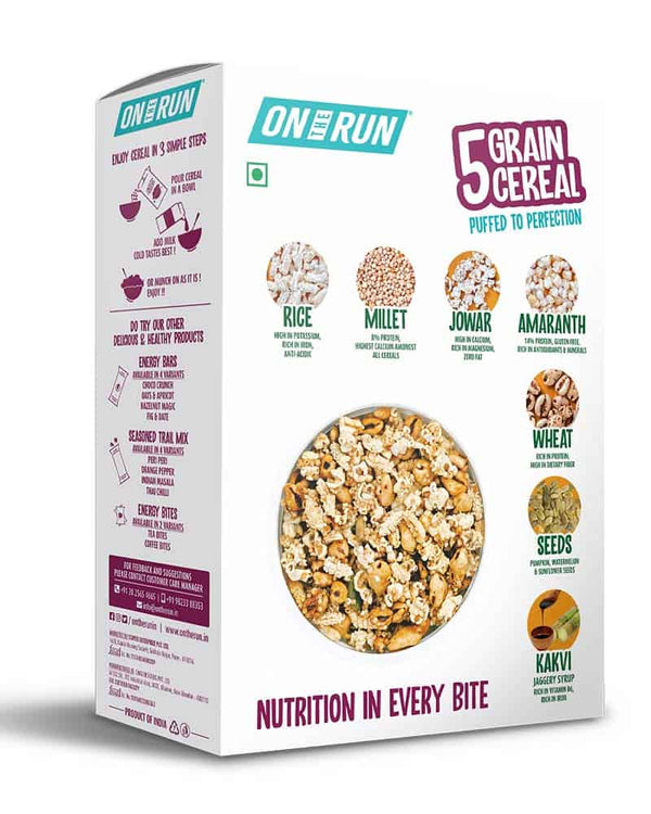 5 Grain Cereal with Plant Protein, 470g