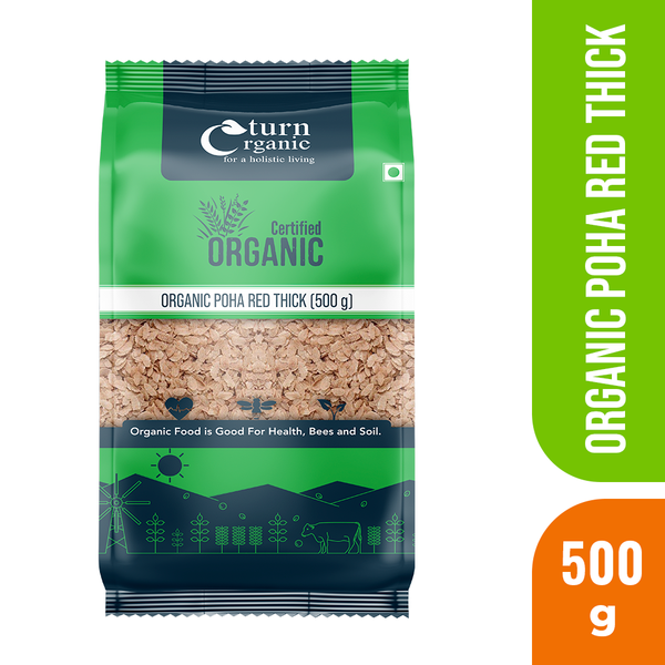 Poha (Red - Thick), 500g