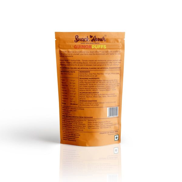 Quinoa Puffs Tomato Masala, 50g