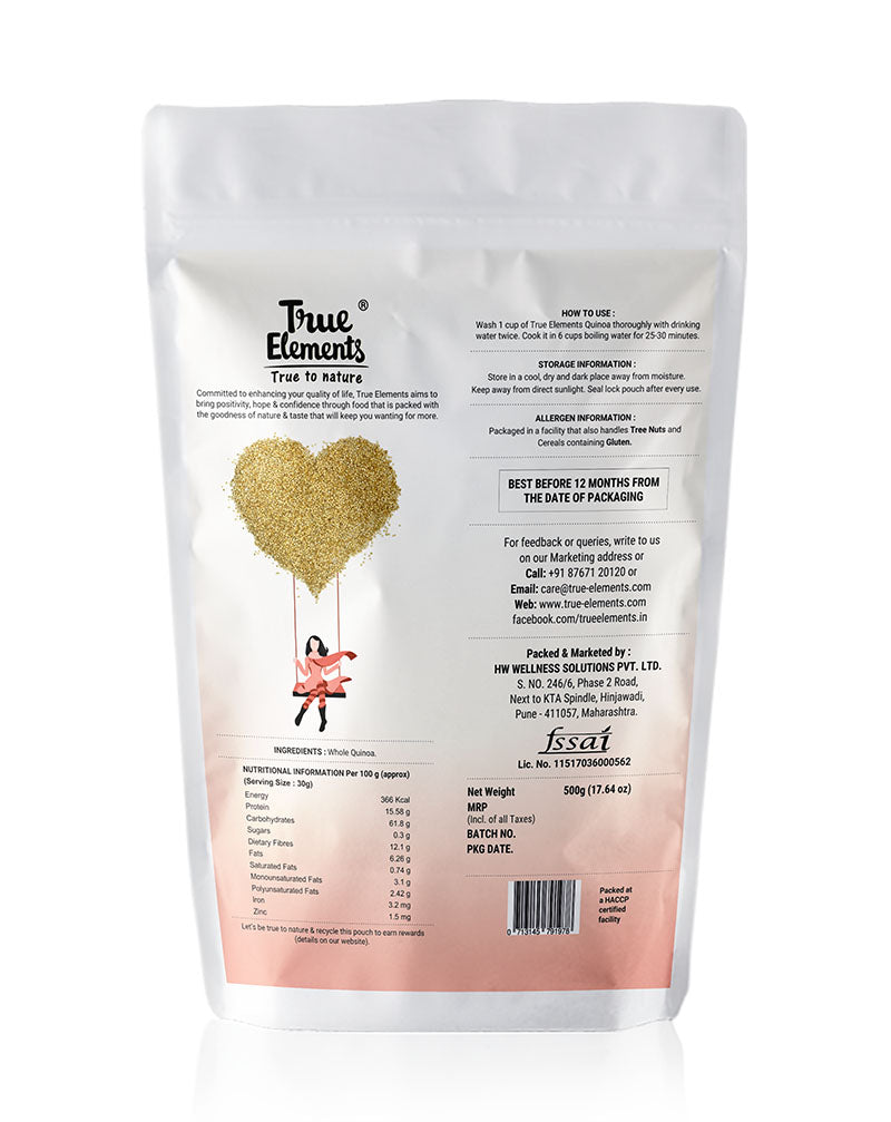 Quinoa Semi Processed, 500g