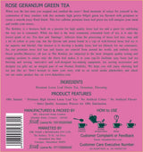 Rose Geranium Green Tea, 65g