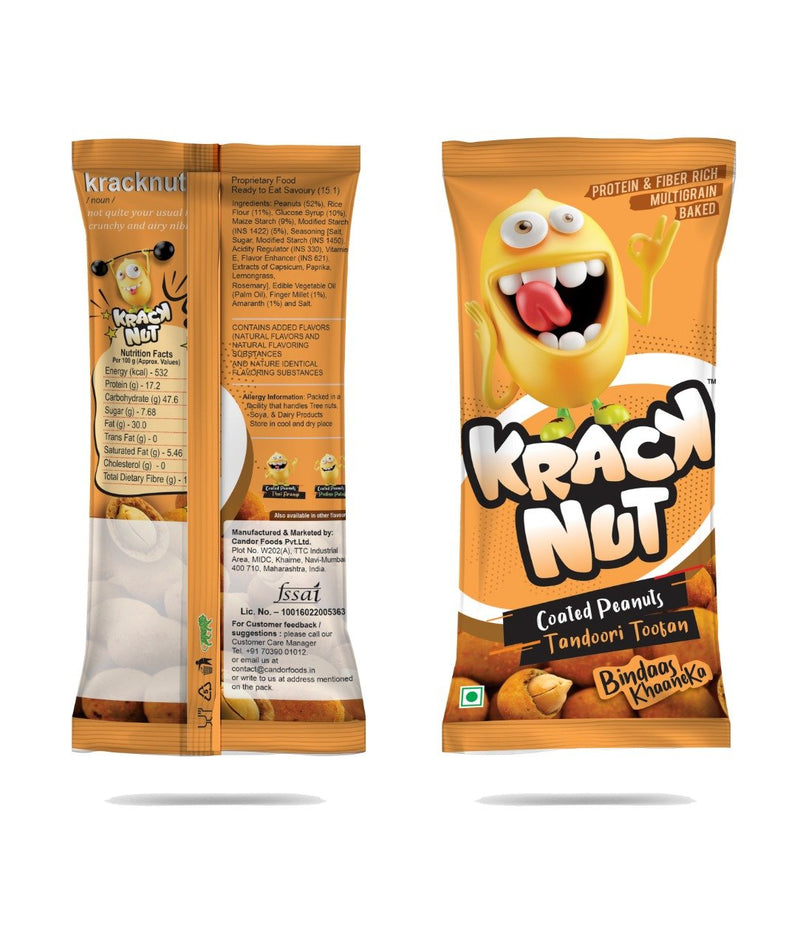 Coated Peanuts - Tandoori Toofan, 25g