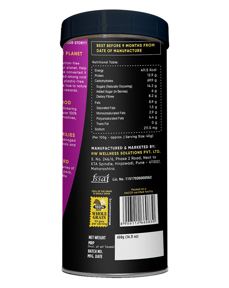 Seeds And Berries Muesli, 400g