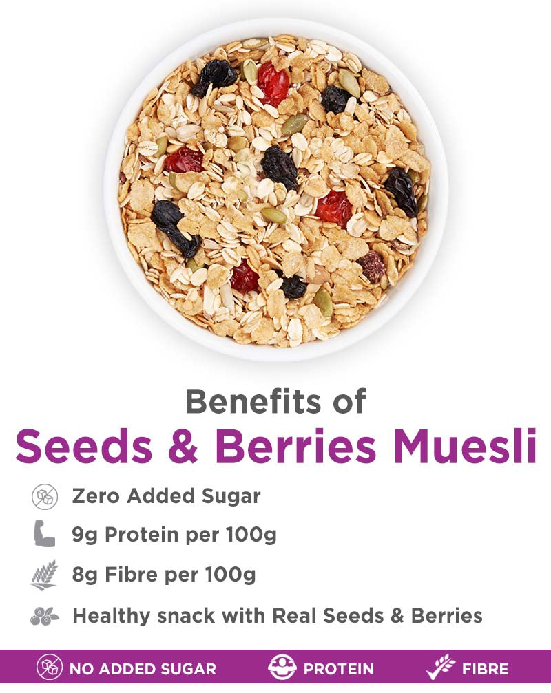 Seeds And Berries Muesli, 400g