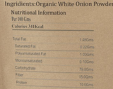 Organic White Onion Powder, 75g