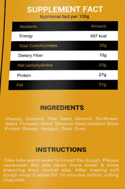 Keto Flour Gluten free, 1kg
