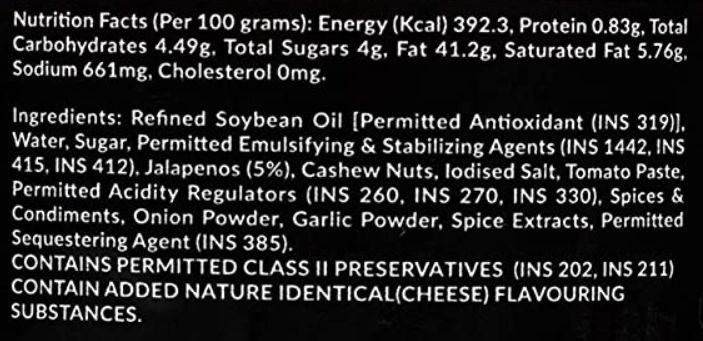 Vegan Jalapeno Cheese Dip - 275g