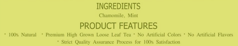 Chamomile Mint Tea, 65g